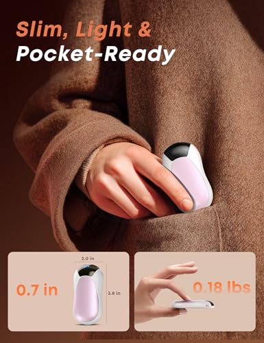 Rechargeable 2 Pack 8000mAh Electric Hand Warmers X29288