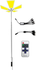15000 Lumen Led Camping Flood Light Remote Control Dimmable Telescoping Portable Waterproof 110W Work Light E725031