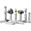 10-pc CNC Router Bit Collection, 1/2 inch Shank K681834