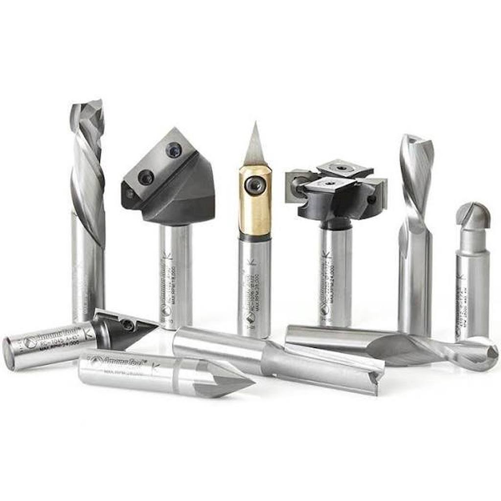 10-pc CNC Router Bit Collection, 1/2 inch Shank K681834