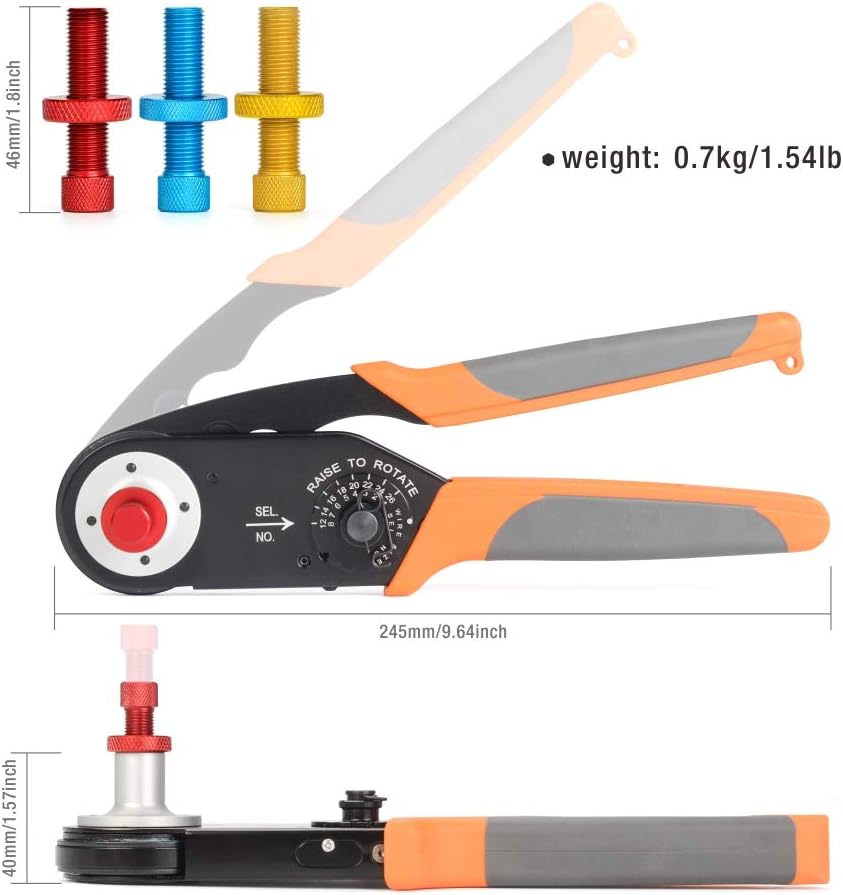 Solid Contacts Crimping Tool AWG 26-12 O73799