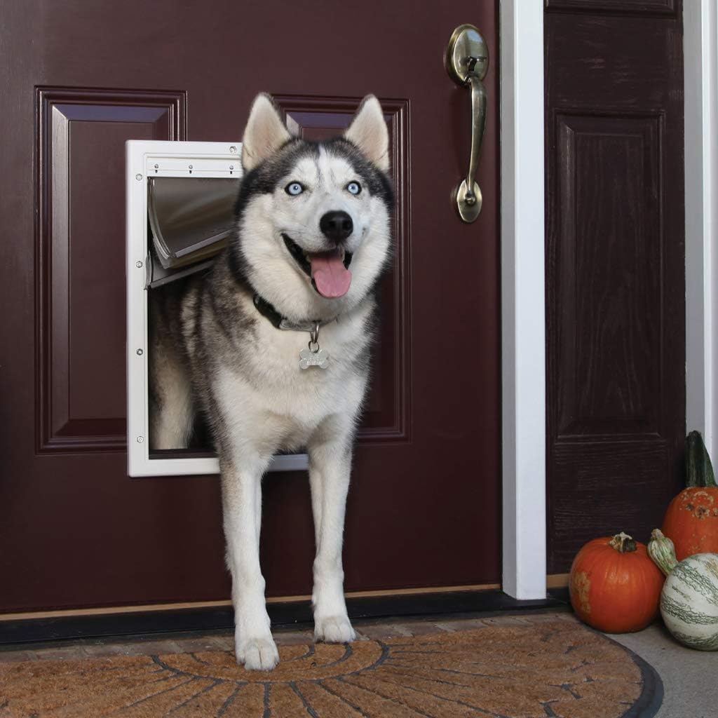 Large Plastic Insulated Pet Door X706