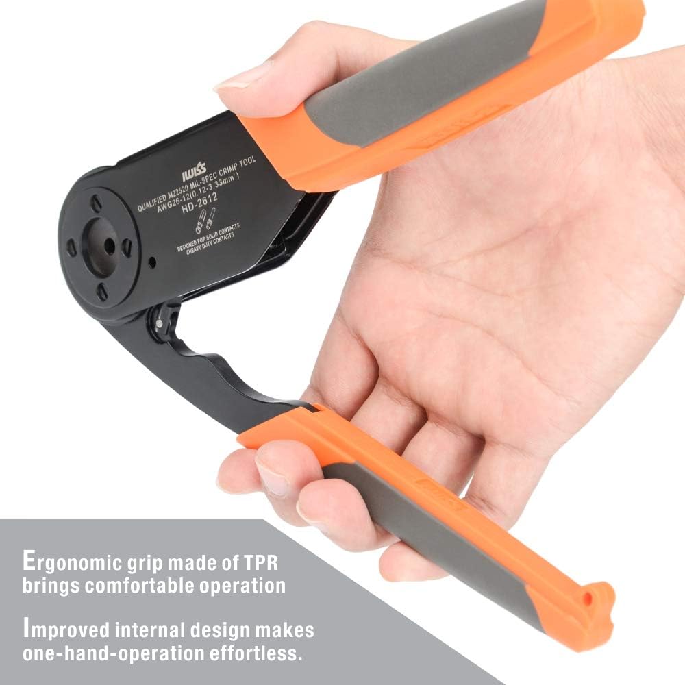 Solid Contacts Crimping Tool AWG 26-12 O73799