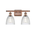 Antique Copper 2 Light Bath Vanity Light E1856
