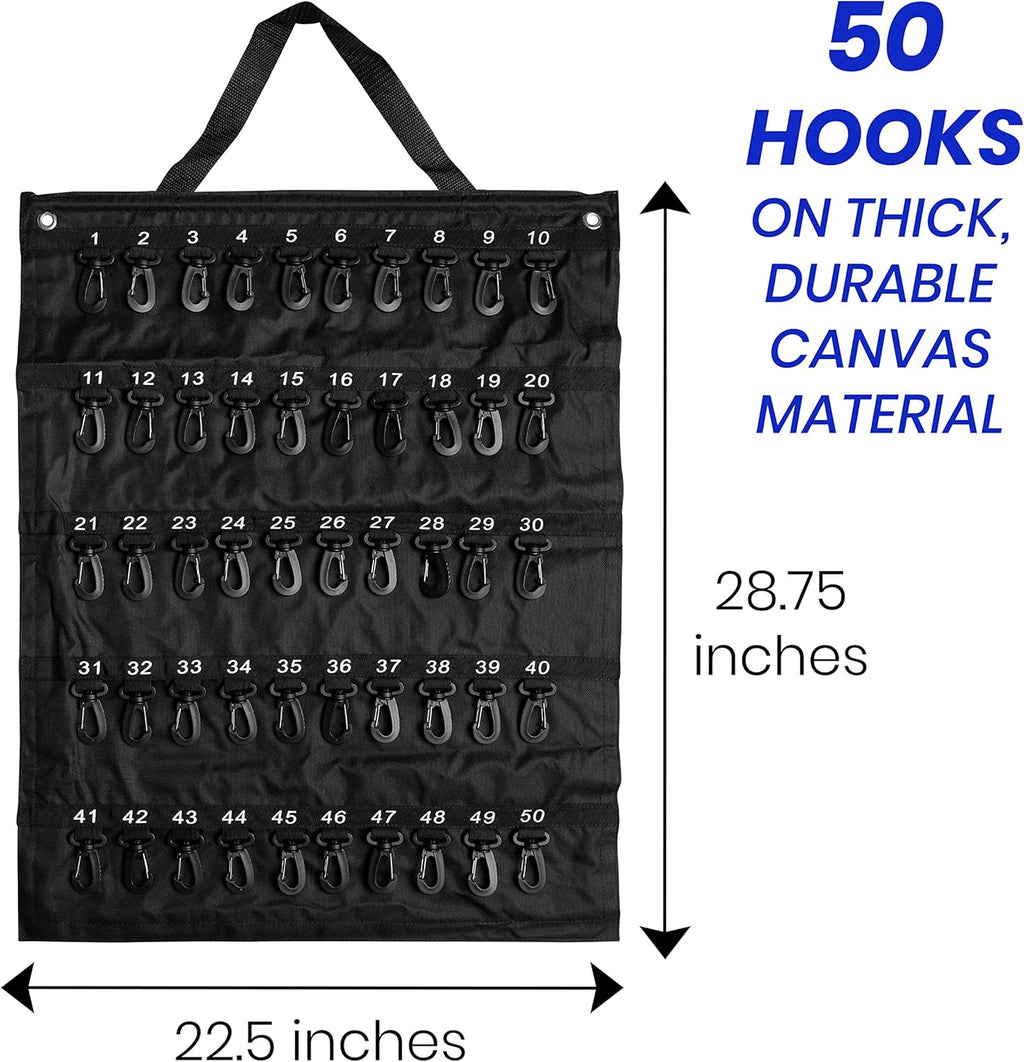 Rollable Key Case with 50 Keys Q456