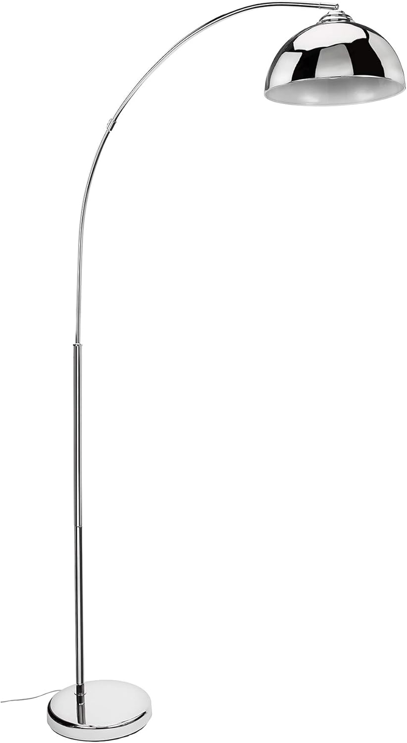 Mid-Century Modern Curved Metal Arc Floor Lamp E315