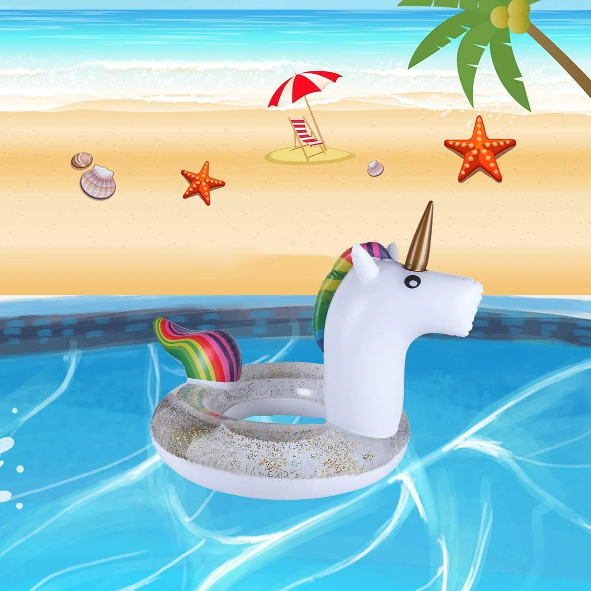Inflatable Unicorn Pool Float U920
