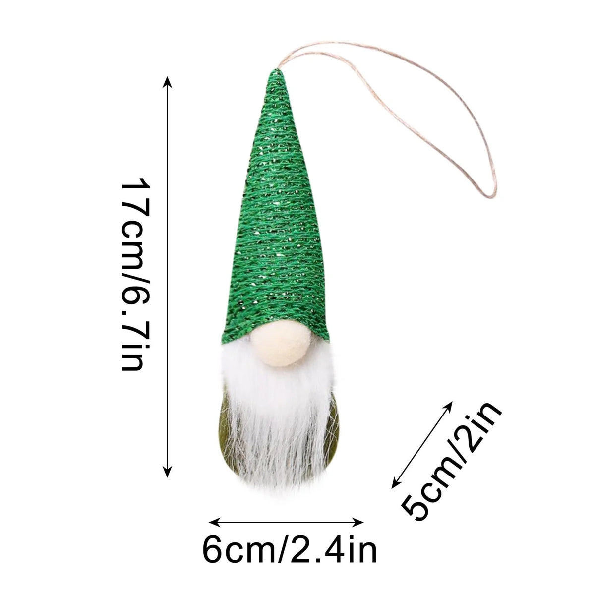 St. Patrick's Day Gnome Doll Swedish Elfs Dwarf Ornaments Set O56887