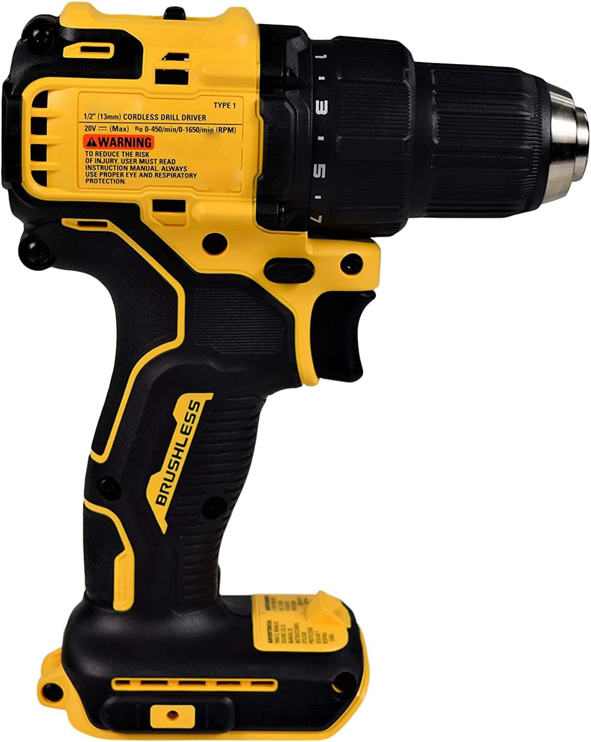 20V Cordless Brushless Drill/Driver Kit Bare Tool 1/2-Inch A424