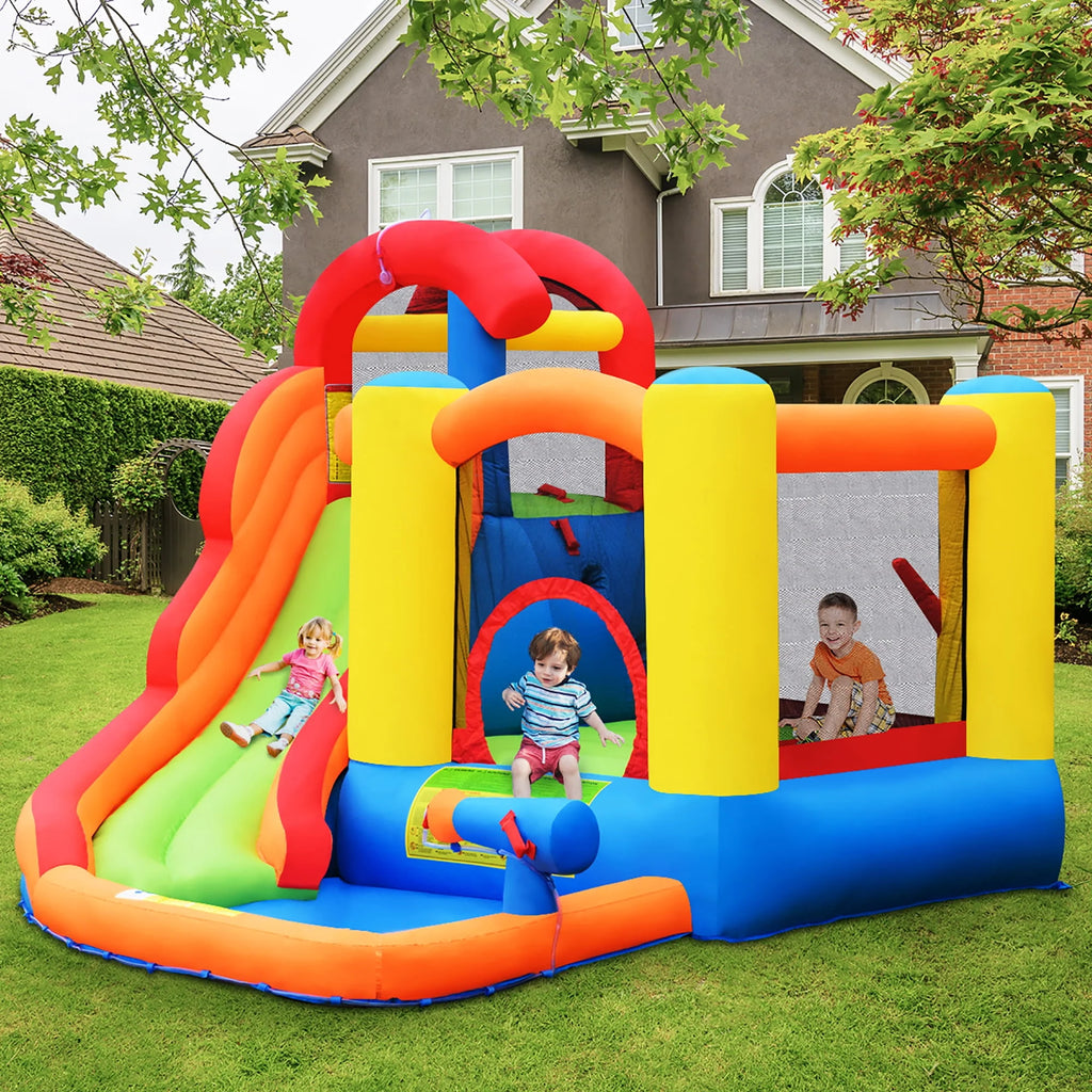 Inflatable Bounce House Water Slide with Splash Pool B3608