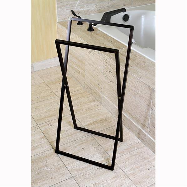 Polished Chrome Steel Construction Towel Rack W451737