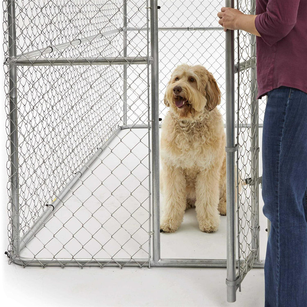 Portable Chain Link Dog Kennel Q301