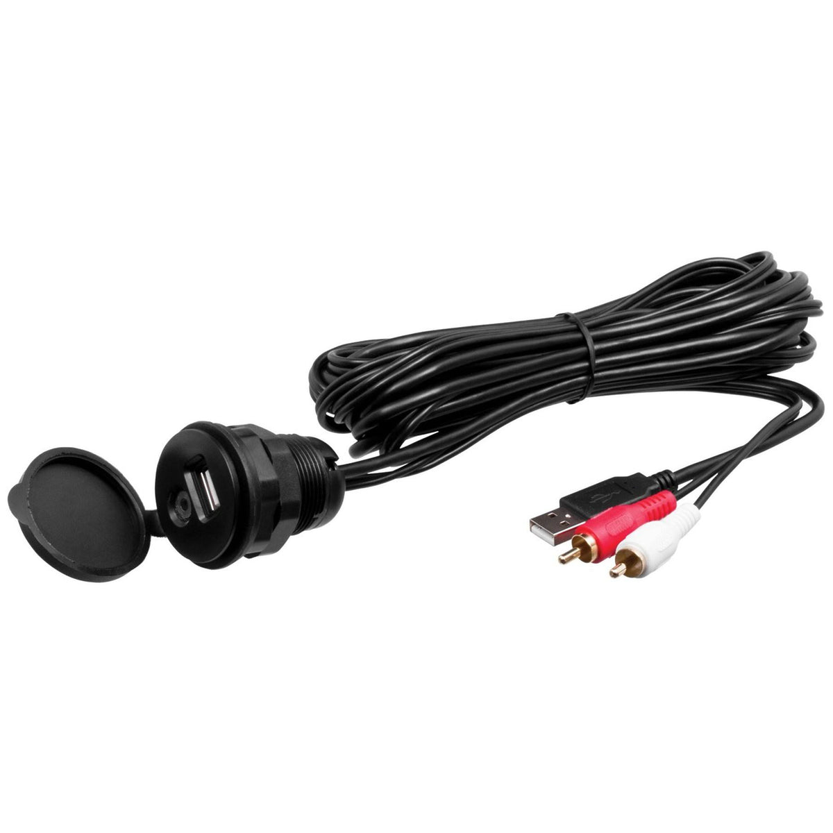 Marine Grade Bluetooth Receiver with USB and Auxiliary Interface X334360