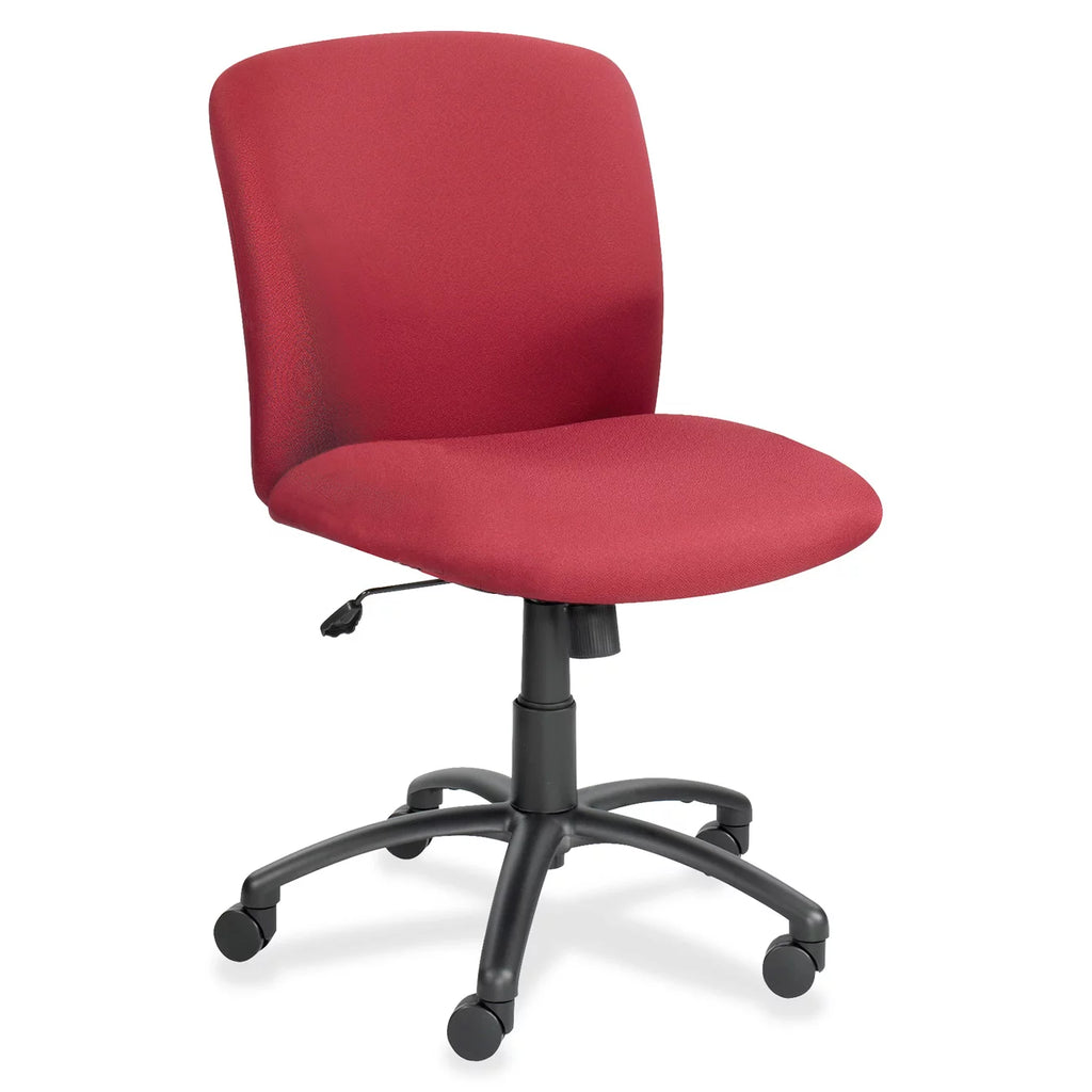 Burgundy Polyester Swivel Chair L65700