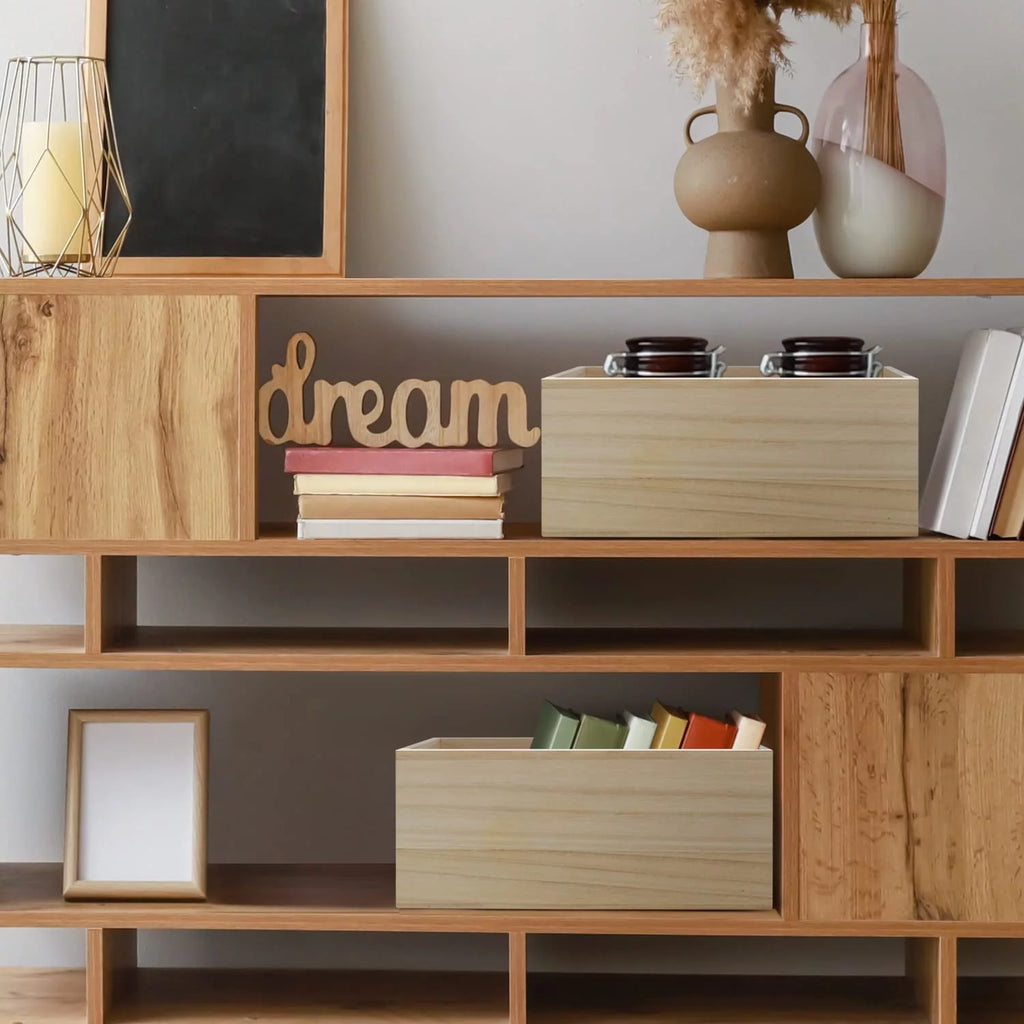 Unfinished Wood Crates 2 Pack G906
