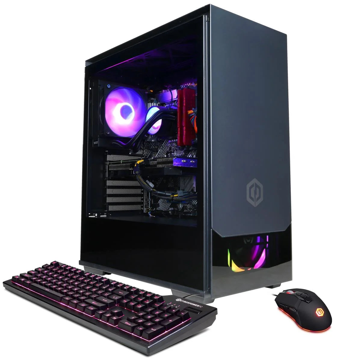 Liquid Cool Gaming Desktop Computer, Intel Core i7-12700KF, 16GB RAM, 1TB SSD, RTX 3070 Ti 8GB, Windows 11 Home X375740