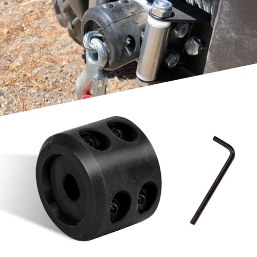 Black Trailer Winch Cable Hitch Stopper with Metal Installation Tool K209974