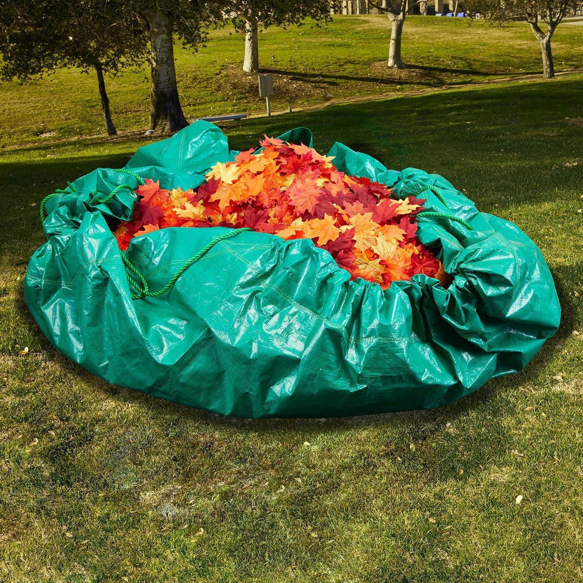 9 ft. x 9 ft. Weather-Resistant Drawstring Tarp Z619293