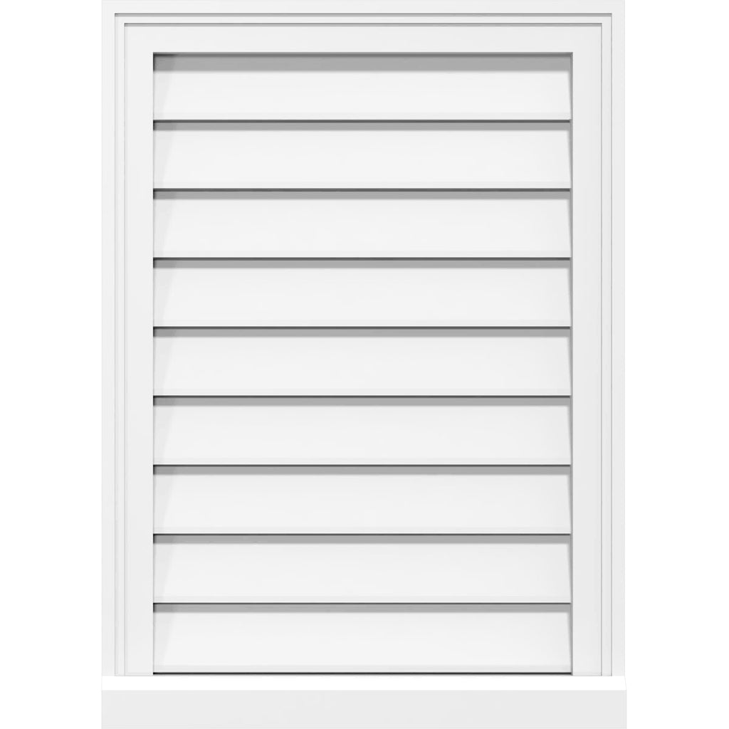 24x22W x 26x22H PVC Gable Vent A87090