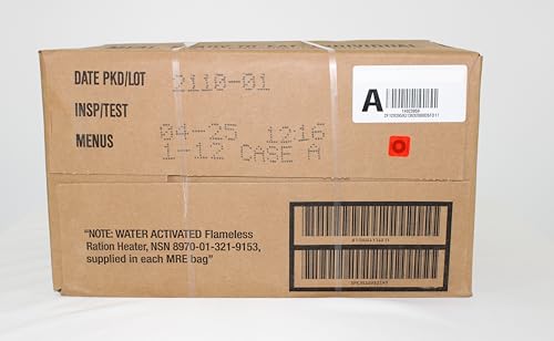 12 Pack MRE Meals Ready to Eat D14390