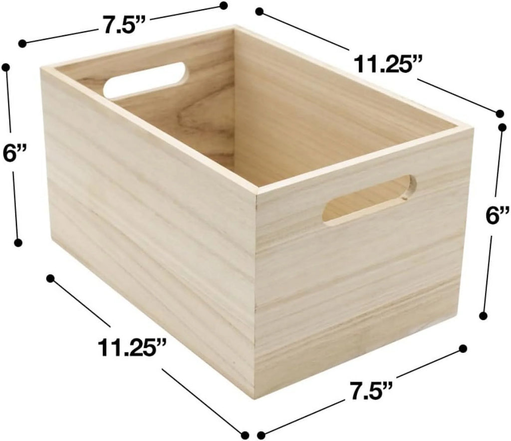 Unfinished Wood Crates 2 Pack G906