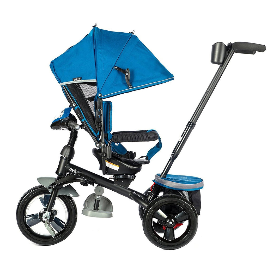 Blue 4-in-1 Stroller Trike with Canopy H567732