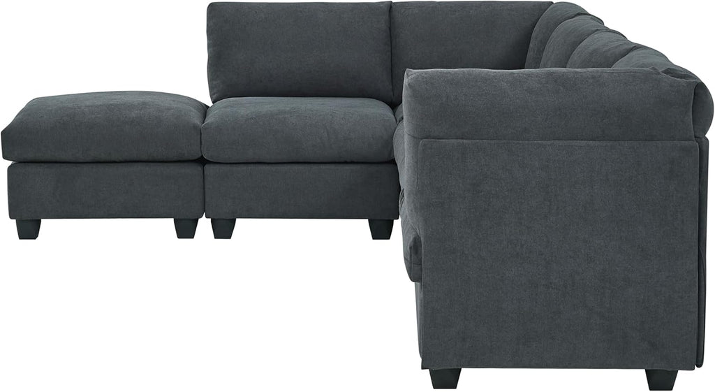 Dark Gray Modular Sectional R154