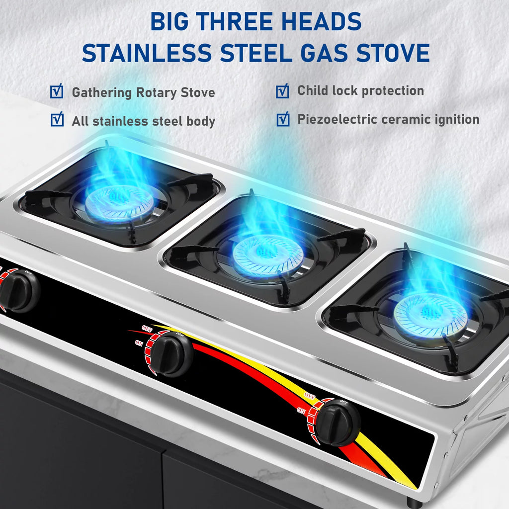 Portable Camping Stove Butane Gas Cooker W718734