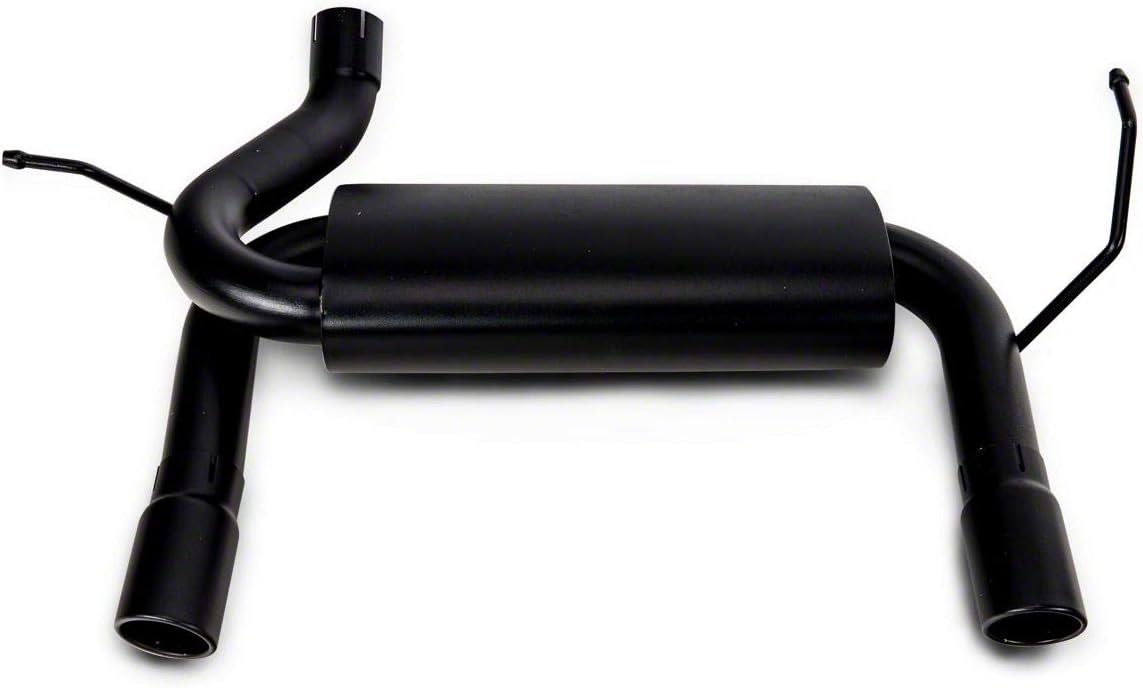 Dual Outlet Axle-Back Exhaust with Black Tips B393994