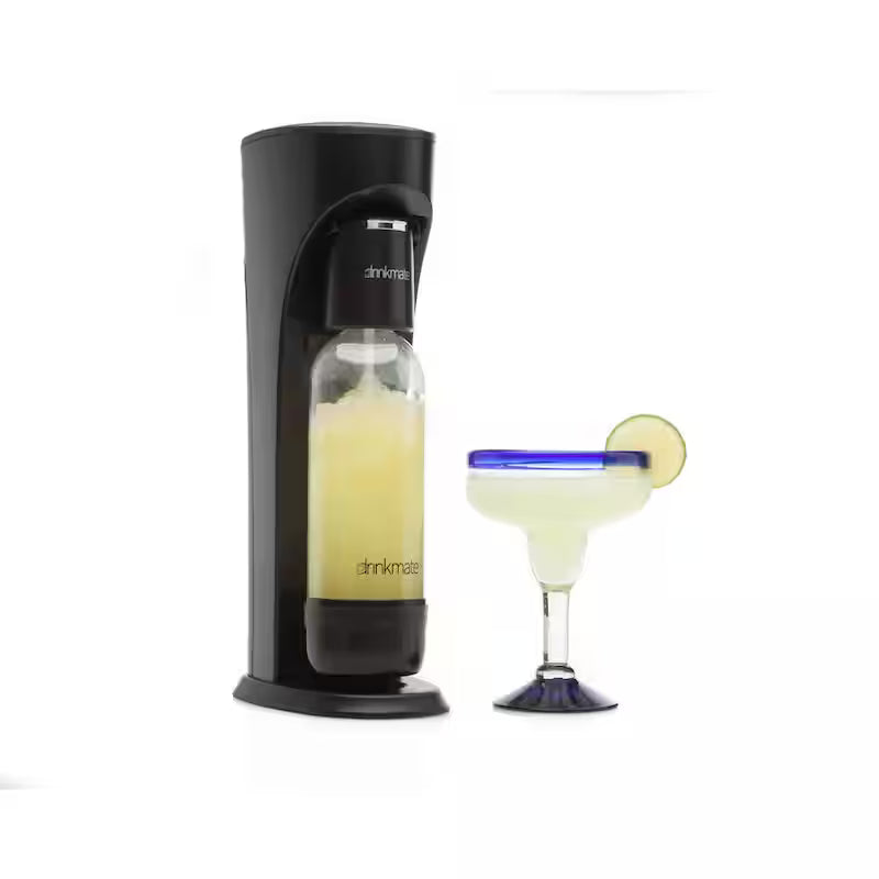 Matte Black Sparkling Water and Soda Maker Machine W9512