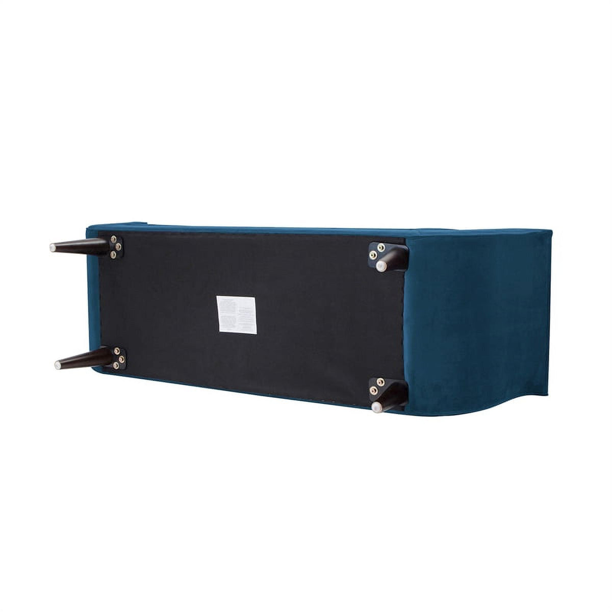 Teal Velvet Tufted Entryway Bench W112553