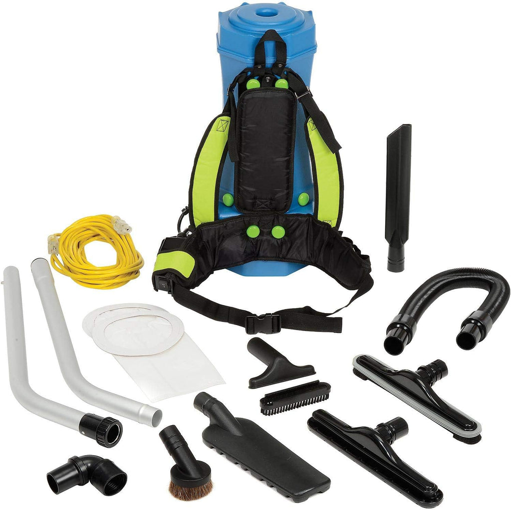 HEPA Backpack Vacuum with 8-Piece Tool Kit, 6 Quart O7170