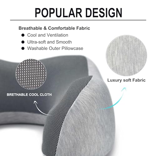 100% Pure Memory Foam Travel Neck Pillow G12137