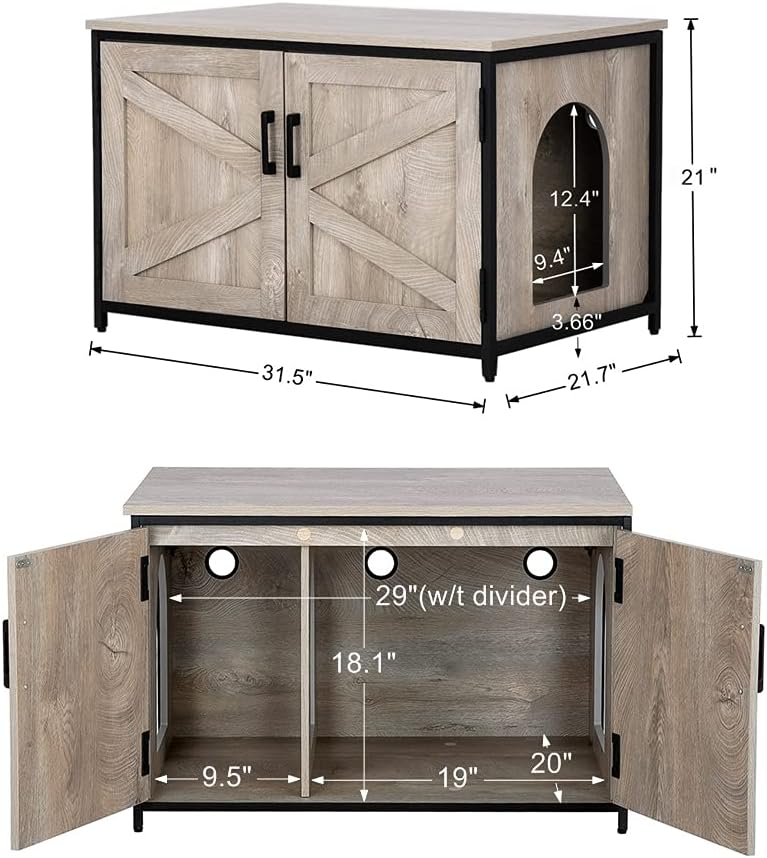 Cat Litter Box Enclosure with Top Opening G369830