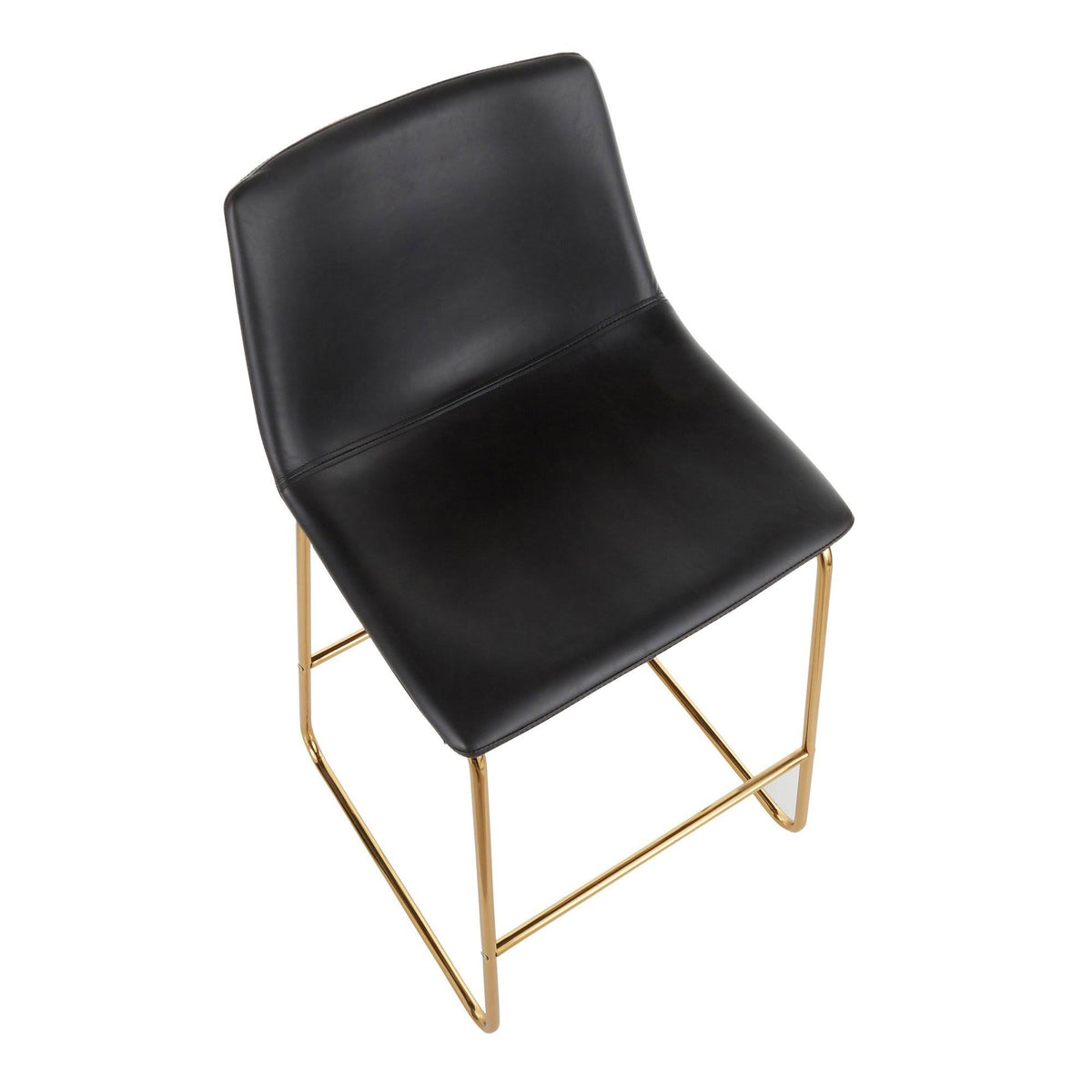 26x22 Counter Stool Black Espresso Set of 2 N4719