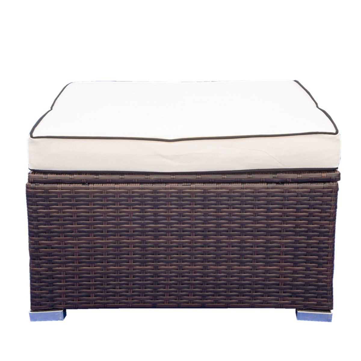 3 Piece Patio Sectional Wicker Rattan Outdoor Furniture Sofa Set O8614