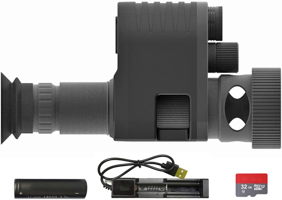 Night Vision Scope 1080P Hunting Riflescope with Quick Install Rings M513688