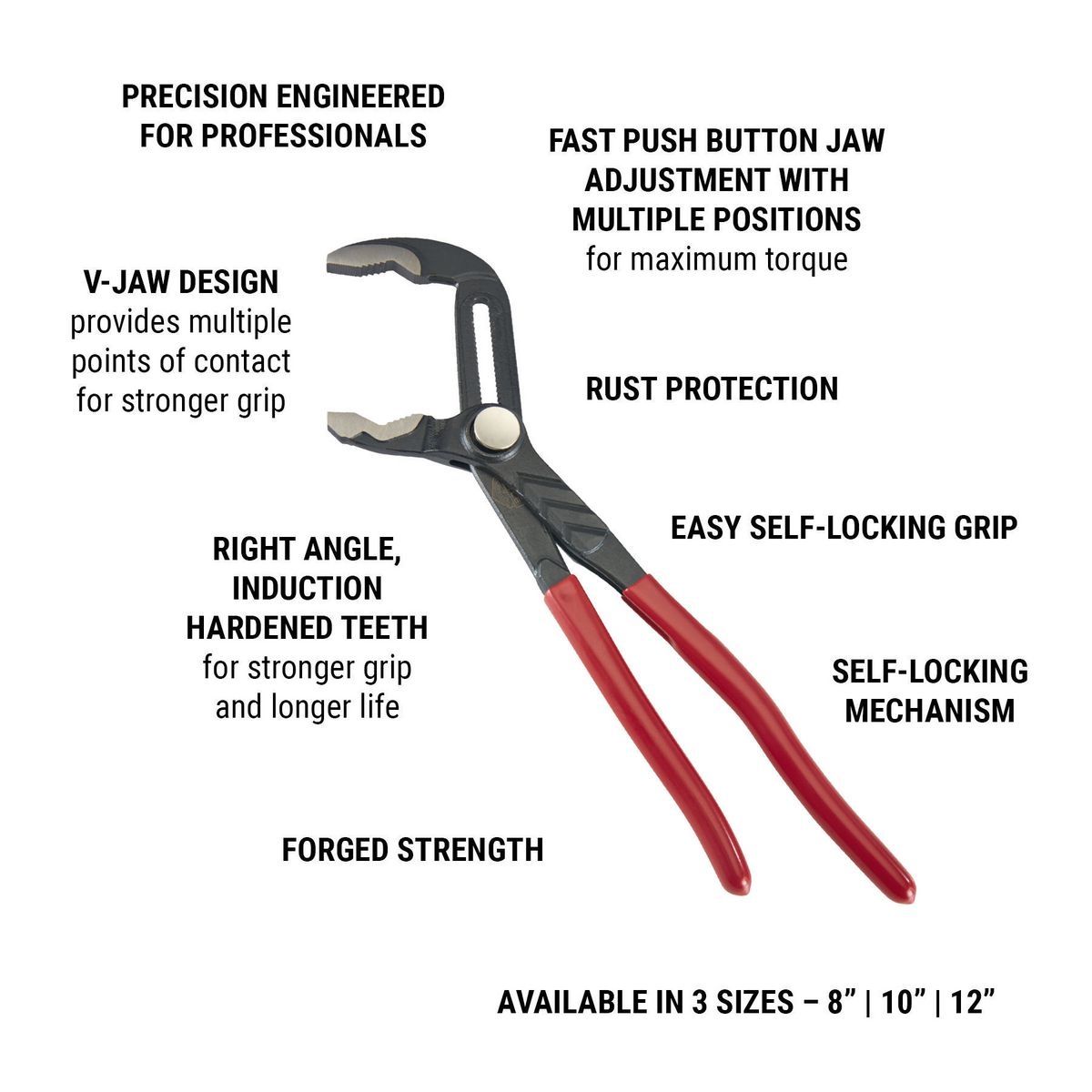 10 in. Water Pump Pliers P29081