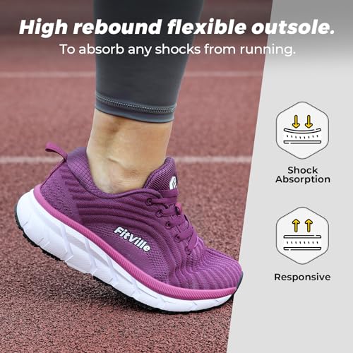 Wide Toe Box Breathable Lightweight Extra Wide Running Shoes with Cushioned W958918