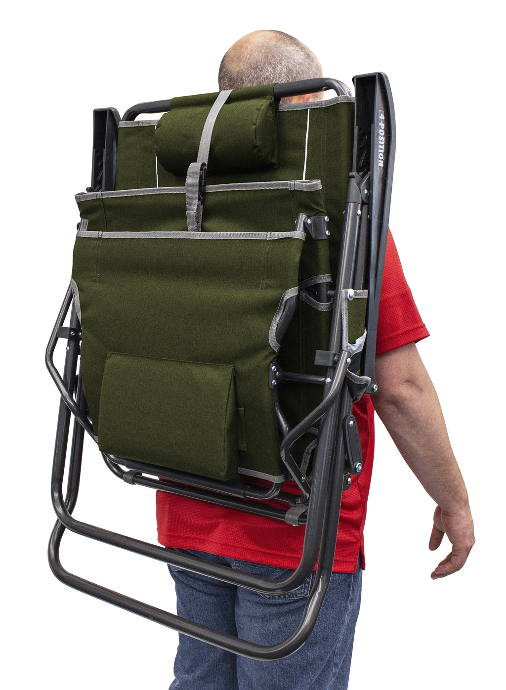 Adjustable Folding Recliner Camping Chair Q326930