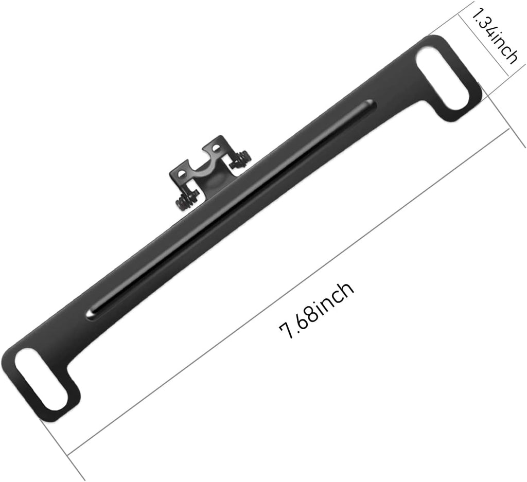 Universal Car Rear View Camera License Plate Bracket (Black) B7527