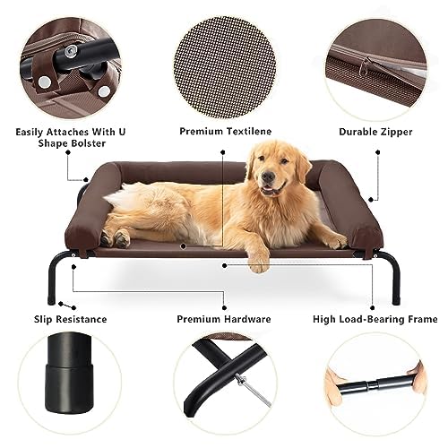 Cooling Elevated Dog Bed with Breathable Mesh P412766