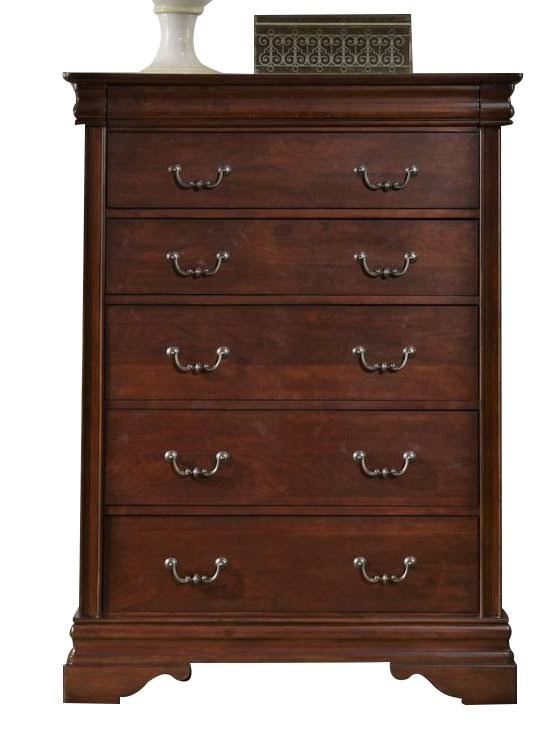 5 Drawer Chest in Mahogany Stain V205963