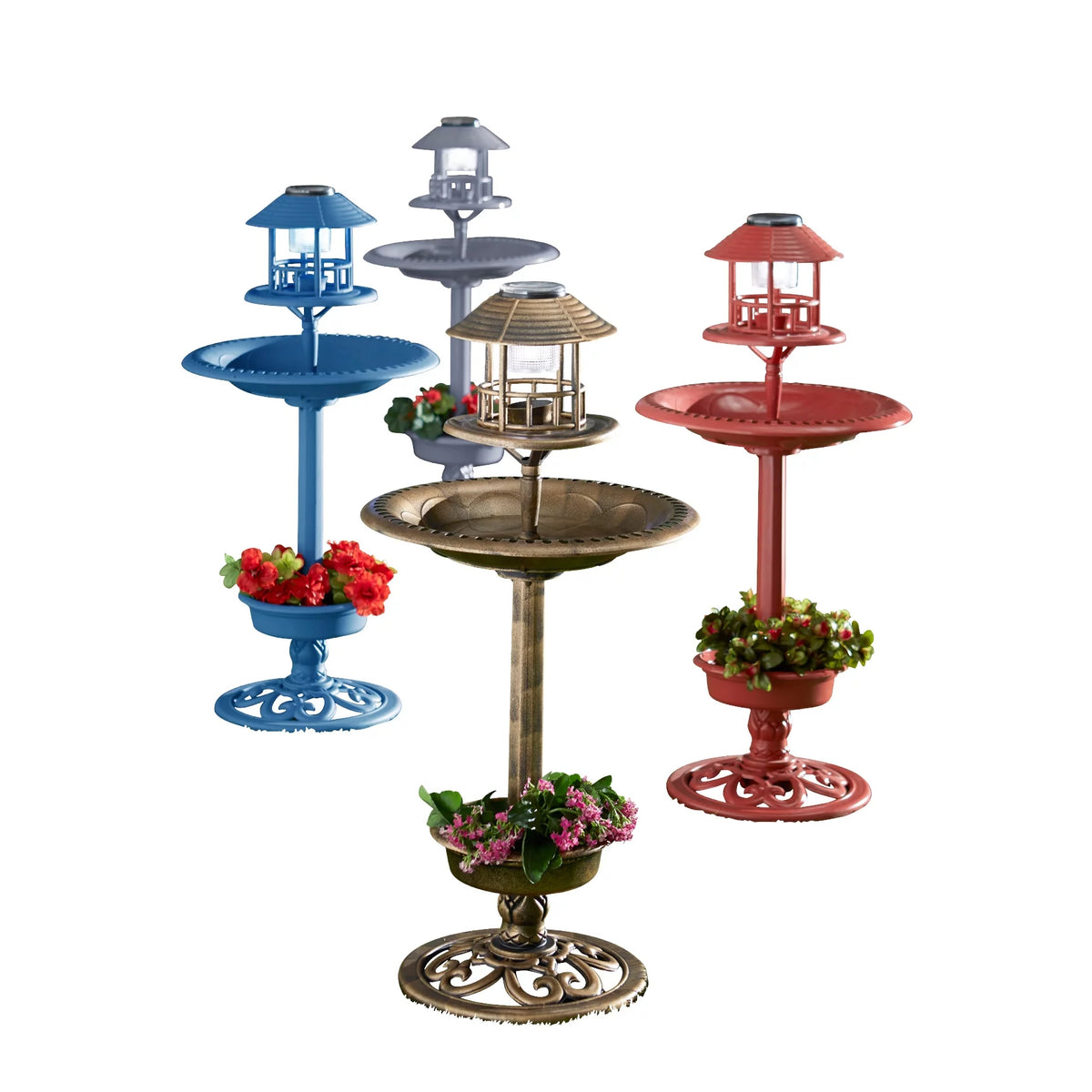 Solar Bird Bath D1551