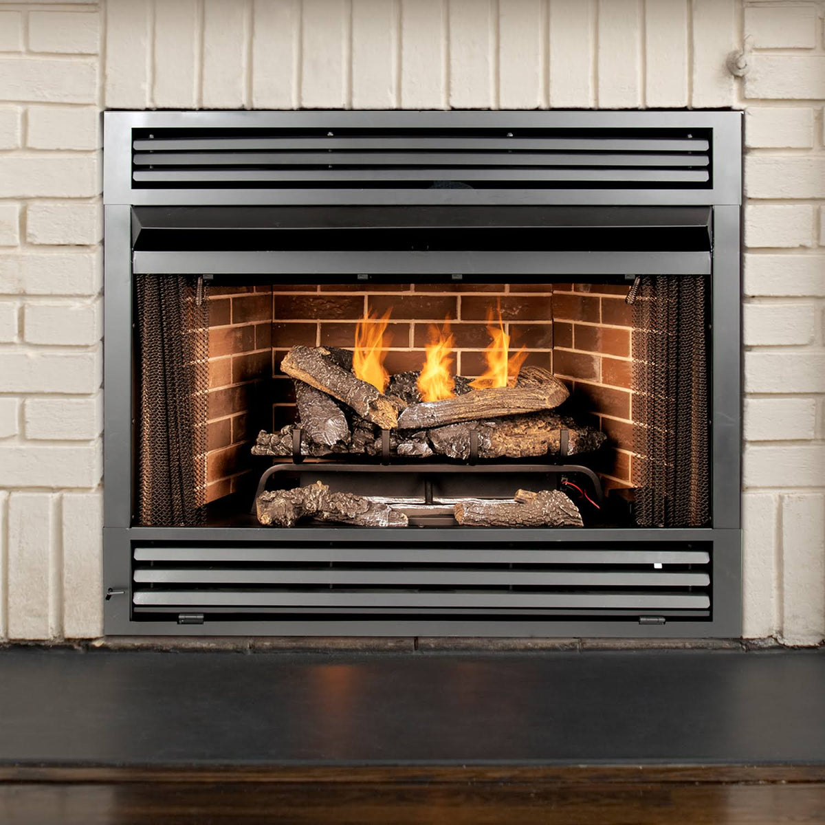 42 Intermediate Cherry Vent-Free Fireplace F2276