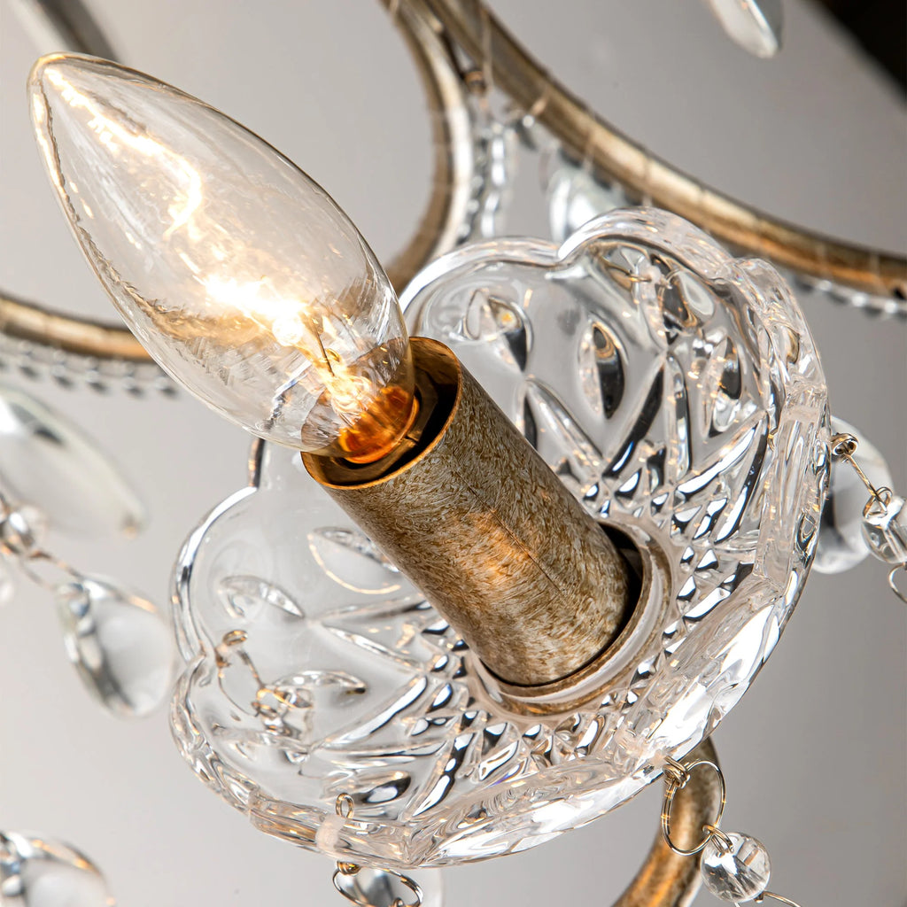 5-Light Crystal Drum Chandelier G2862