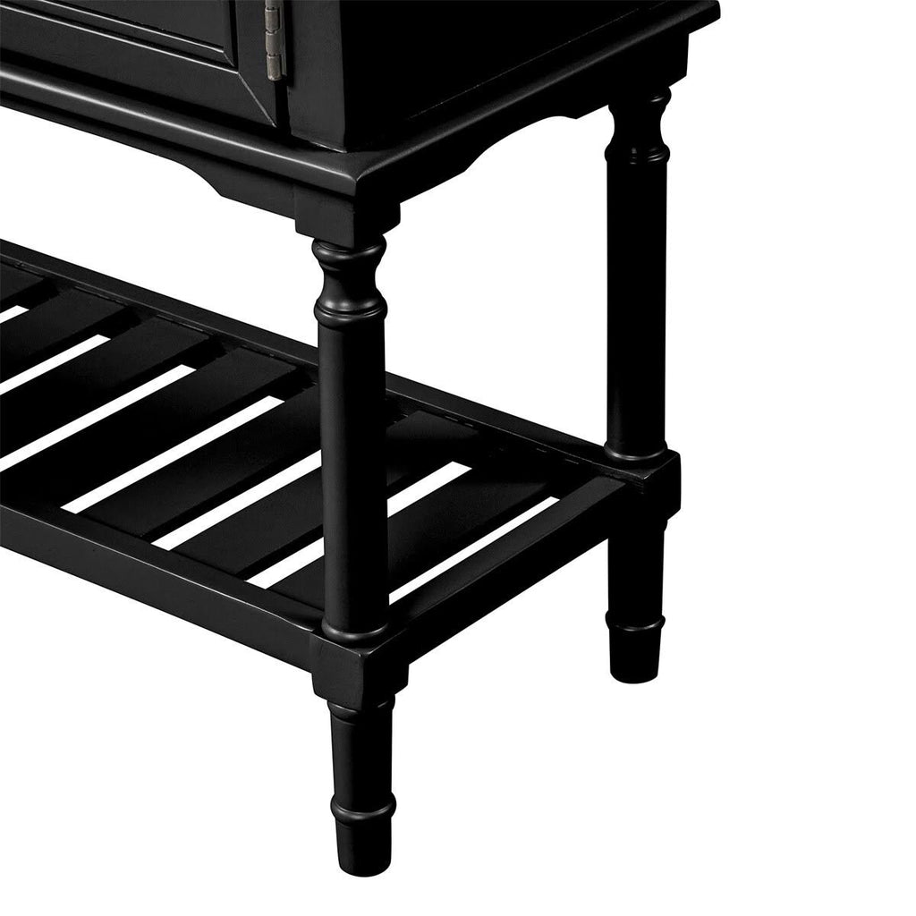 Navy Blue Console Table with 2 Drawers K596
