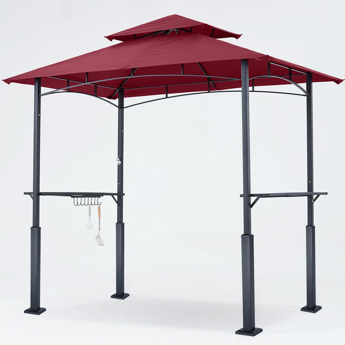 8'x 5' Grill Gazebo with LED Light L2266