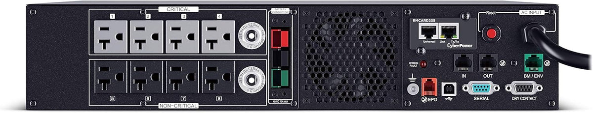 2200VA/2200W 8 Outlets 2U Rack/Tower UPS System P13341