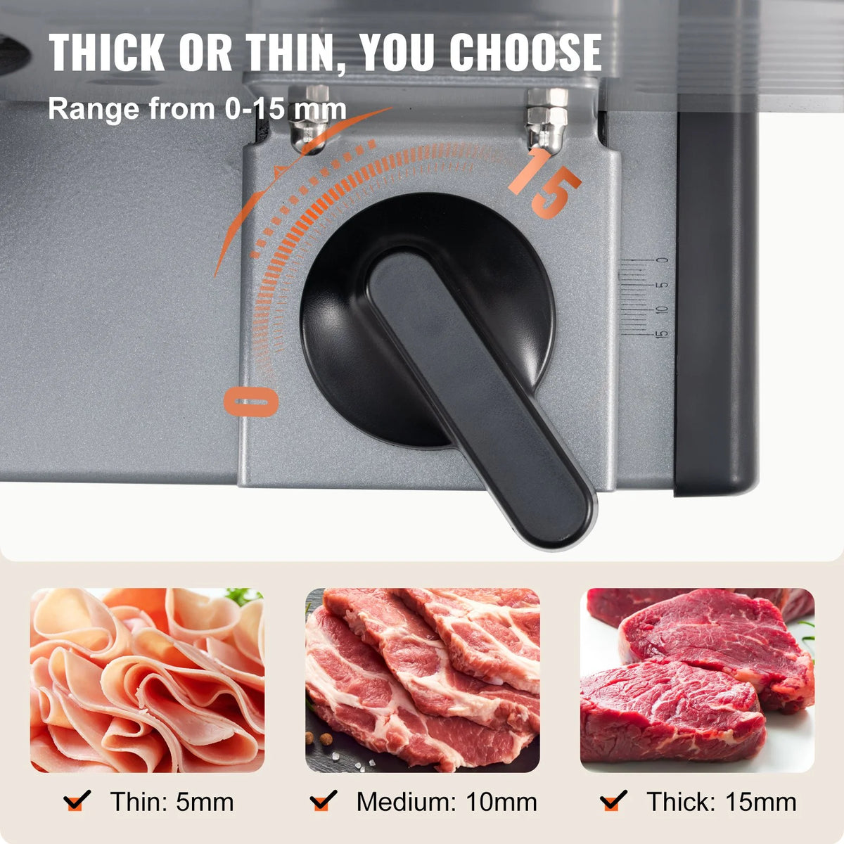7.5" Electric Meat Slicer 200W J37425